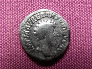 Marcus Aurelius,  Rome,  Ar Denarius,  161 Ad,  Providentia (f) - Ric 22 photo