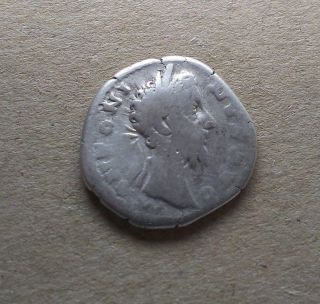 Coin Marcus Aurelius Roman Denarius 161 - 180 A.  D 0766 photo