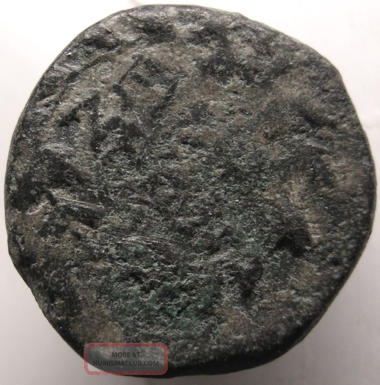 Ancient Greek Coin/phrygia/eumeneia/zeus/oak Wreath