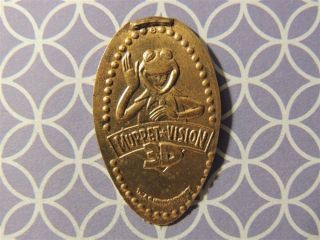 Elongated Penny Disney - Mgm0076z - Kermit The Frog 