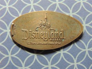 Elongated Penny Disney - Dl0363z - Disneyland Castle 