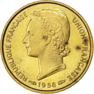 [ 83666] Togo,  5 Francs 1956 Essai,  Km E6 photo