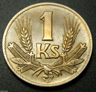 Slovakia 1 Koruna Coin 1942 Km 6 (a1) photo