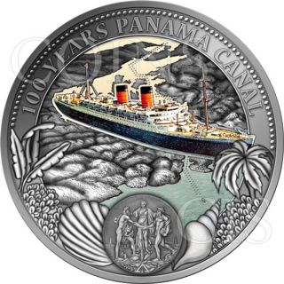 Niue 2014 2$ 1914 - 2014 The Panama Canal Turns 100 50g Proof - Like Silver Coin photo