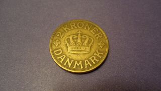 Denmark 1926,  Two Kroner.  :: Key Date :: $$cv$$ photo