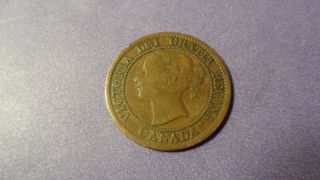 Canada 1859,  One Cent.  Awesome Antique Coin.  You Decide The Variety. photo