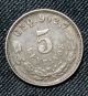 1901 Mexico 5 Centavos Silver Coin Coins: World photo 1