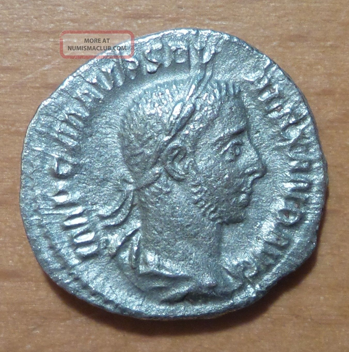 Roman Pax Ar Denarius Of Severus Alexander Coins: Ancient photo
