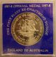 200th Anniv.  Commemorative Medal First Fleet England To Australia1987 - 8 W/holder Exonumia photo 2