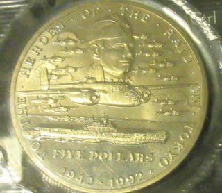 Commemorative Token From The Marshall Islands - Heros Of The Raid On Tokyo photo