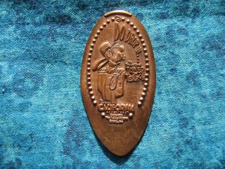 Do Drop In Tower Of Terror Disney Ca Copper Elongated Penny Pressed Smashed 2 photo