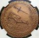 1933 Century Of Progress Official Medal,  Hk463,  Ngc Ms65 Scd,  Art Deco Token Exonumia photo 1