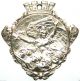 Victory Lady Angel & Wwi Soldiers - Antique Art Medal Pendant Signed A.  Bargas Exonumia photo 1