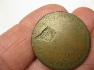 Error Coin Rare 1850 ' S Ny Leverette & Thomas Saddlery Ware,  Anvils,  Saws,  50 photo