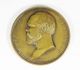 Antique 19c Pres James Garfield Inauguration Bronze Memorial Barber Medallion Exonumia photo 2