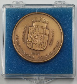 1976 Charles County Maryland Bicentennial Medal photo