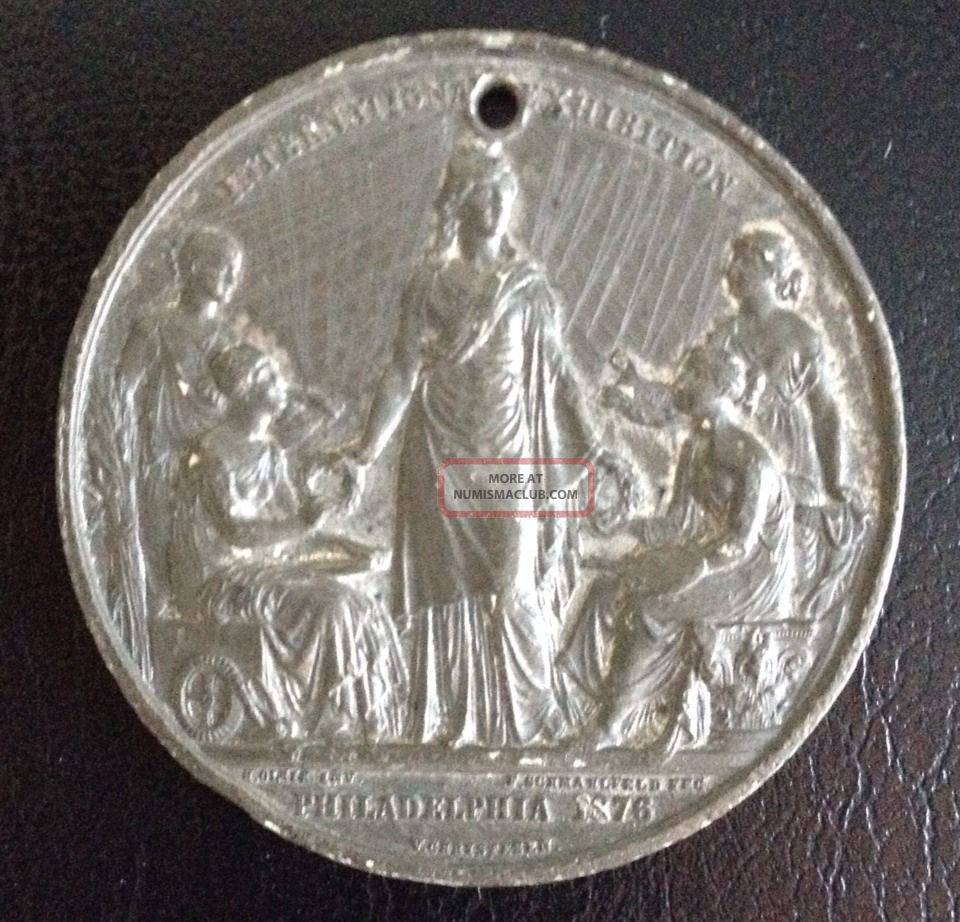 1876 Us Centennial Exposition Medal - Baker - 426b