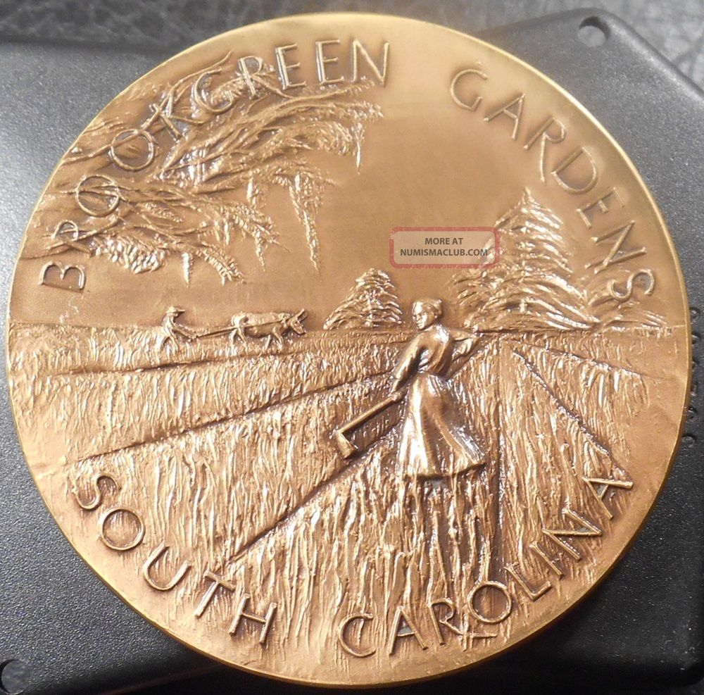 2004 Brookgreen Gardens Rice Fields Bronze Medal By Tuck Langland, Maco