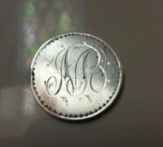Newfoundland Silver 25 Cent Love Token photo