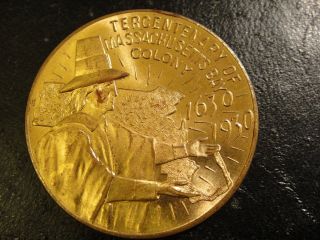 1930 Massachusetts Bay Colony Tercentenary Medal.  Uncirculated photo