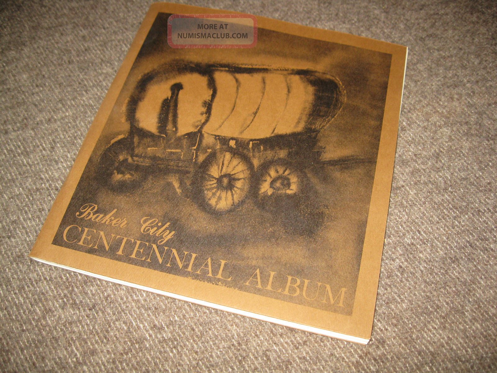Vintage 1874 - 1974 Baker City Oregon Centennial Album & Token Souvenir History Exonumia photo