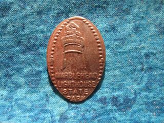 Marblehead Lighthouse Historical Society Elongated Penny Pressed Smashed 19 photo
