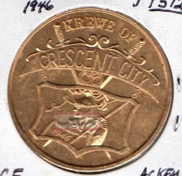 1971 Mardi Gras Token Huey Long Bu Lk 512 1