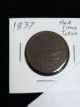 Hard Times Token 1837 Executive Experiment Fiscal Agent Coin Unc Very Fine Exonumia photo 2