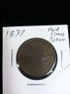 Hard Times Token 1837 Executive Experiment Fiscal Agent Coin Unc Very Fine Exonumia photo 3
