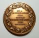 French Bronze Commemorative Jean Racine Medal Exonumia photo 2