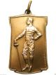 The Fencing Sport Vintage Antique Art Medal Pendant Signed J.  Bosiers Exonumia photo 1