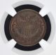 (1861 - 65) Civil War F - 163/352 A Token Ngc Ms63bn Union Shield Exonumia photo 2