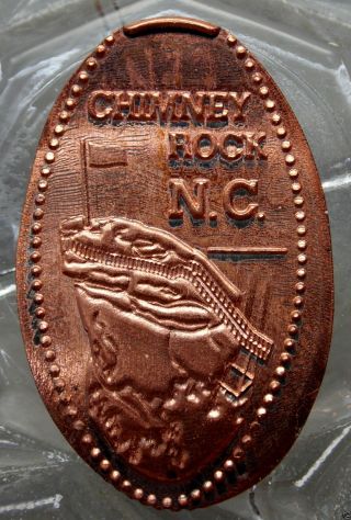 Chimney Rock,  N.  C.  Elongated Small Cent.  10811 photo