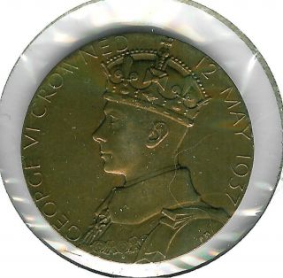 1937 British Coronation Medal Or Token photo