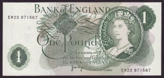 Great Britain - 1 Pound,  Nd (1970) - Unc photo