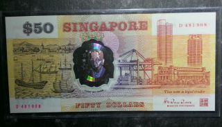 Singapore $50 Uncirculated Polymer Banknote photo