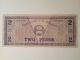 Ww2 1942 Philippines Emergency Issue 2 Pesos Banknote Guerilla Money Currency R Asia photo 1