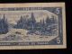 1954 Canada $5 Dollar Paper Note Circulated Canada photo 5