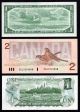 1954 $1.  00,  1986 $2.  00,  1973 $1.  00 = Canada Dollars Old Paper Money Canada photo 1