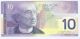 2000 $10 Canada Banknote - Fdt Prefix Knight/thiessen Canada photo 1