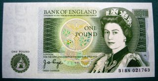 Great Britain 1978 - 80 1 Pound With Qn.  Elizabeth Ii photo