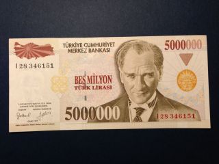 Turkey 500,  000 500000 Lira L1970 (1997) Banknote Unc High Cv photo