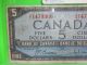 1 - 1954 Ottowa $5 - Canadian Bank Note Canada photo 1
