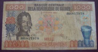 Guinee 1000 Francs 1985, photo