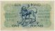 South Africa 1956 Reserve Bank 1 Pound Scarce Note Crisp Au.  Pick 93e. Africa photo 1