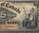 1900 Dominion Of Canada Twenty Five (25) Cents P - 9a Shinplaster Courtney Sign Canada photo 2