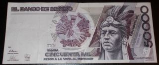 Mexico 1990 50,  000 Peso 1430 photo