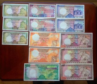 Rupees Sri Lanka 1985 - 1990 10,  20,  50,  100,  500,  1000 Bill [a15] photo