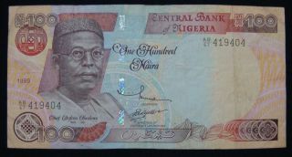 Nigeria 100 Naira 1999. photo