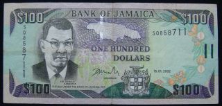 Jamaica 100 Dollars,  2002 photo